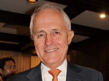 第29代オーストラリア連邦首相･マルコム･ブライ･ターンブル氏もレセプションに参加