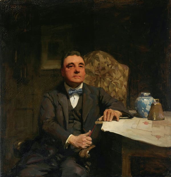 WB McInnes / H Desbrowe Annear 1921 / oil on canvas, 107.5 x 104.2cm / Art Gallery of New South Wales / Gift of the artist 1922