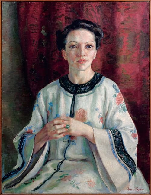 Tittle: Mme Elink Schuurman (1938 Archibald Prize winner), oil on canvas, Image courtesy: Catherine Speck