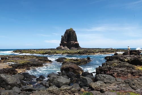 半島先端にある奇岩ケープ･シャンク