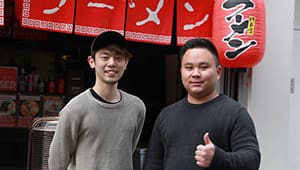 Davidさんとタイキさん