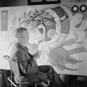 Kandinsky with his painting 'Dominant curve (Courbe dominante)', Paris 1936, photo: Boris Lipnitzki © Boris Lipnitzki / Roger-Viollet***These images may only be used in conjunction with editorial coverage of ‘Kandinsky’ at the Art Gallery of New South Wales, 4 November 2023 to 10 March 2024, and strictly in accordance with the terms of access to these images – see .artgallery.nsw.gov.au/info/access-to-agnsw-media-room-tcs . Without limiting those terms, these images must not be cropped or overwritten; prior approval in writing is required for use as a cover; caption details must accompany reproductions of the images; and archiving is not permitted.***
Media contact: media@ag.nsw.gov.au