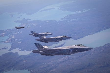 Royal Australian Air Force F-35A Lightning II fly in formation over the Northern Territory during Exercise Talisman Sabre 23.   *** Local Caption *** Exercise Talisman Sabre 2023 is being conducted across northern Australia from 22 July to 4 August.More than 30,000 military personnel from 13 nations will directly participate in Talisman Sabre 2023, primarily in Queensland but also in Western Australia, the Northern Territory and New South Wales.Talisman Sabre is the largest Australia-US bilaterally planned, multilaterally conducted exercise and a key opportunity to work with likeminded partners from across the region and around the world. Fiji, France, Indonesia, Japan, Republic of Korea, New Zealand, Papua New Guinea, Tonga, the United Kingdom, Canada and Germany are all participating in Talisman Sabre 2023 with the Philippines, Singapore and Thailand attending as observers.Occurring every two years, Talisman Sabre reflects the closeness of our alliance and strength of our enduring military relationship with the United States and also our commitment to working with likeminded partners in the region.Now in its tenth iteration, Talisman Sabre provides an opportunity to exercise our combined capabilities to conduct high-end, multi-domain warfare, to build and affirm our military-to-military ties and interoperability, and strengthen our strategic partnerships.